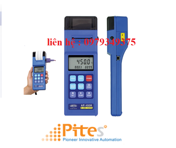 Máy đo nhiệt tích hợp chức năng in dữ liệu dạng cầm tay Anritsu AP-400