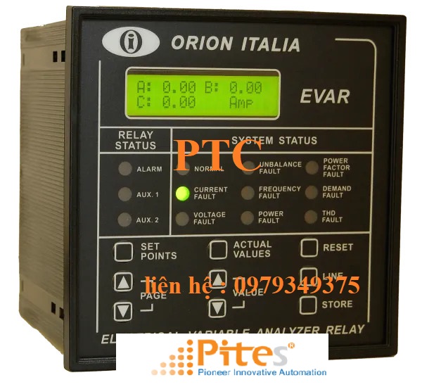 EVAR Power Meter & Monitor rơ le bảo vệ EVAR ORION